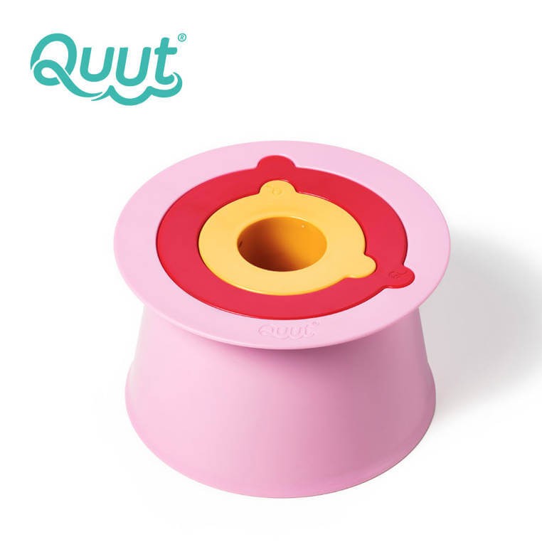 Zestaw 3 foremek do piasku Wieża Alto Cherry + Banana Pink / QUUT