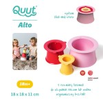 Zestaw 3 foremek do piasku Wieża Alto Cherry + Banana Pink / QUUT