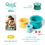 Zestaw 3 foremek do piasku Wieża Alto Lagoon Green + Banana Blue / QUUT