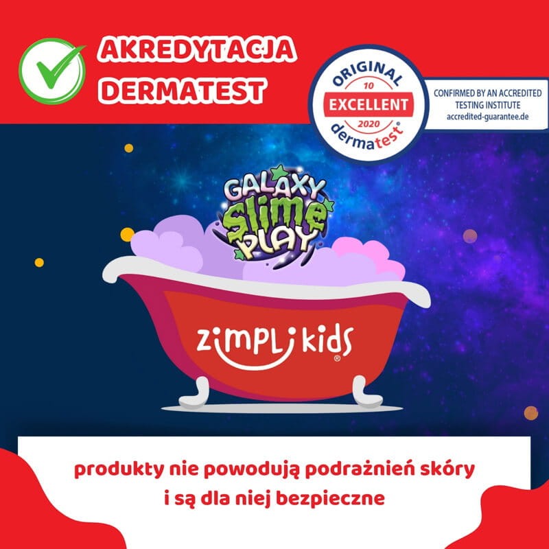 Zestaw do robienia glutów z gwiazdkami Galaxy Slime Play 3+ / Zimpli Kids
