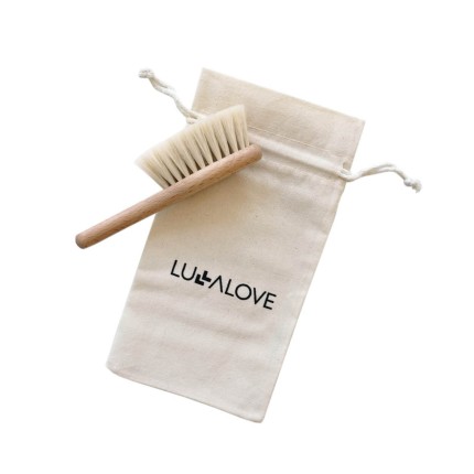 Miękka szczotka z koziego włosia dla niemowląt / Lullalove