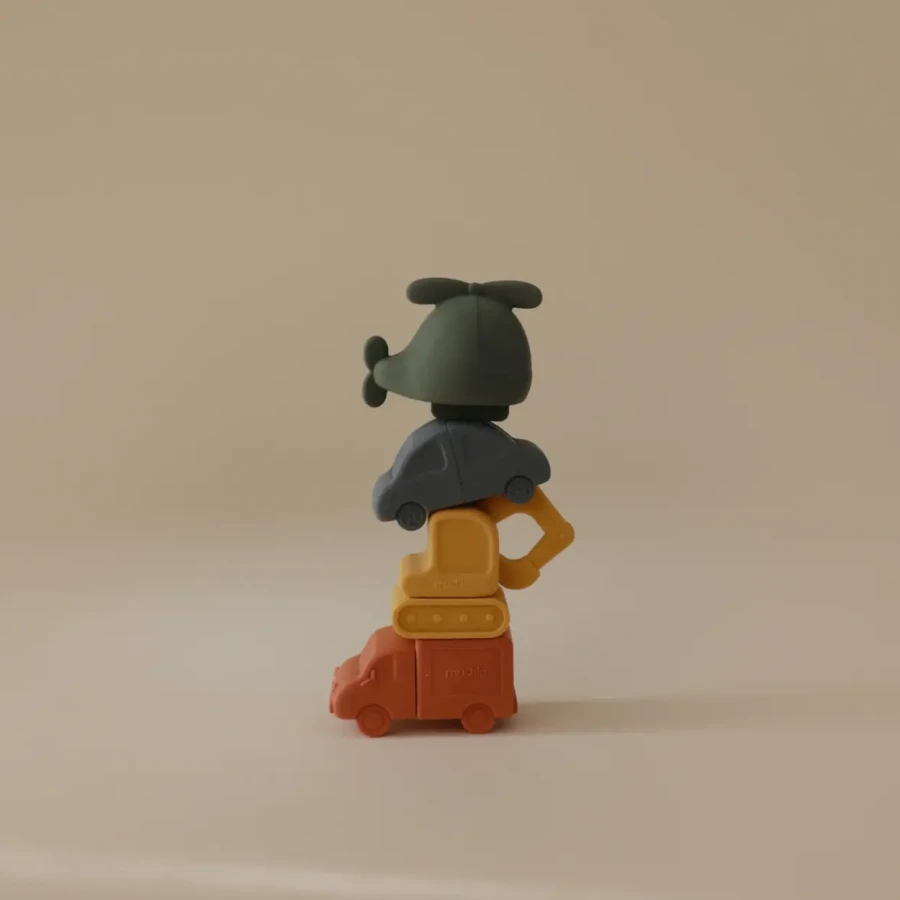 Zestaw do Kąpieli - Vehicles 4-pack / Mushie