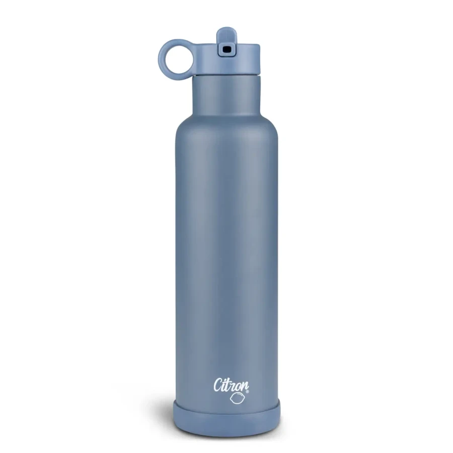 Butelka termiczna ze stali nierdzewnej 750 ml - Blue / Citron