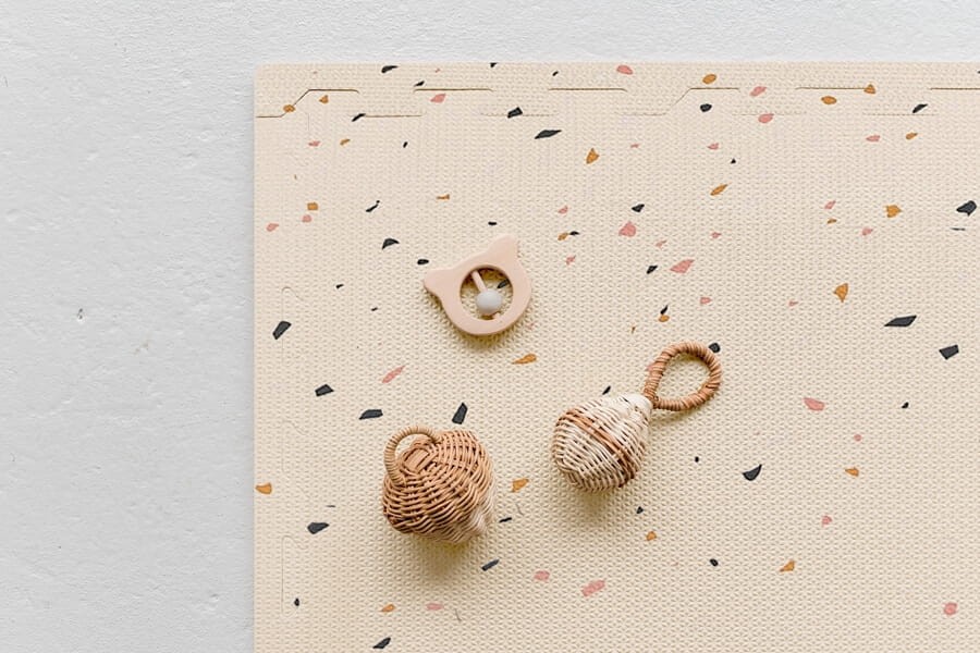 Mata piankowa EVA Terrazo Cream / 3 Sprouts