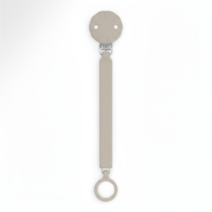 Silikonowa zawieszka do smoczka WONDER - Gray Clouds / Suavinex