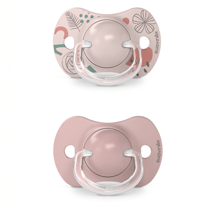 Smoczek fizjologiczny Walk in the park SX Pro - różowy, 2 szt. / Suavinex
