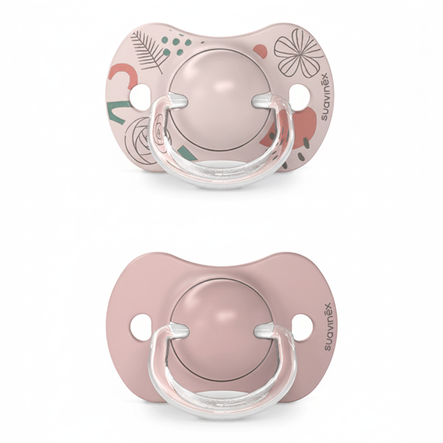 Smoczek fizjologiczny Walk in the park SX Pro - różowy, 2 szt. / Suavinex