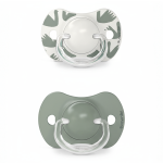 Smoczek fizjologiczny Walk in the park SX Pro - oliwkowy, 2 szt. / Suavinex