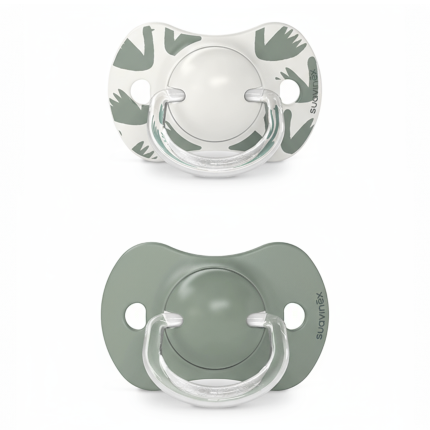 Smoczek fizjologiczny Walk in the park SX Pro - oliwkowy, 2 szt. / Suavinex