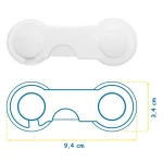 Blokada szaf i szuflad przed dziećmi na zatrzask, 10 szt. / SIPO