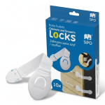 Blokada na zatrzask szaf i szuflad, 10 szt. / SIPO
