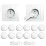 Zabezpieczenia Kontaktów Elektrycznych - Białe, 12 szt. / SIPO