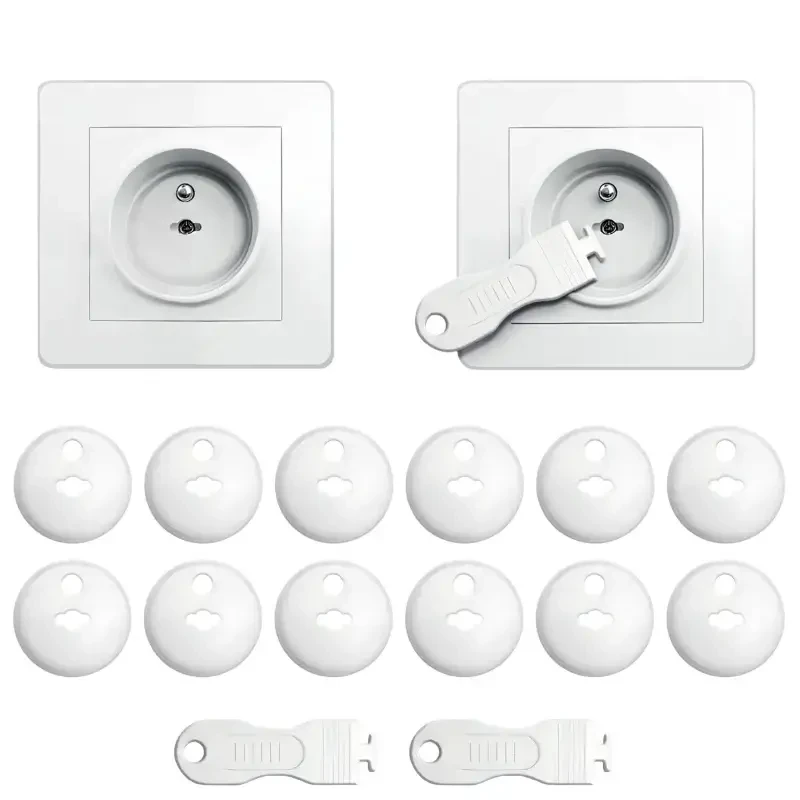 Zabezpieczenia Kontaktów Elektrycznych - Białe, 12 szt. / SIPO