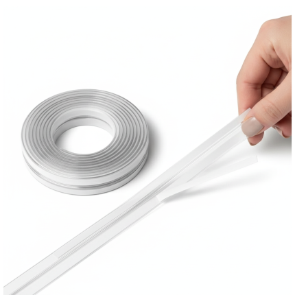 Taśma zabezpieczająca kanty narożniki mebli – Przeźroczysta, 3m. / SIPO