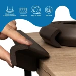 Piankowa taśma zabezpieczająca kanty i rogi mebli – Brązowa, 2m. / SIPO