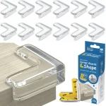 Zabezpieczenia ostrych narożników, krawędzi mebli, L-Kształt, 12 szt. / SIPO