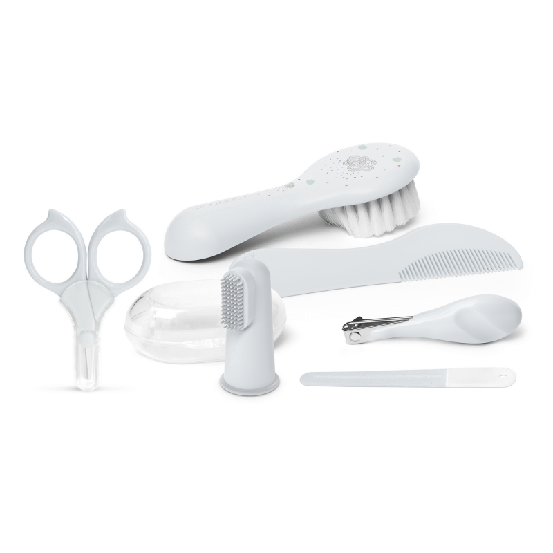 Zestaw do manicure dla niemowląt Dreams - grey / Suavinex