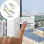 Zabezpieczenie blokada szaf drzwi przesuwnych, 2 szt. / SIPO