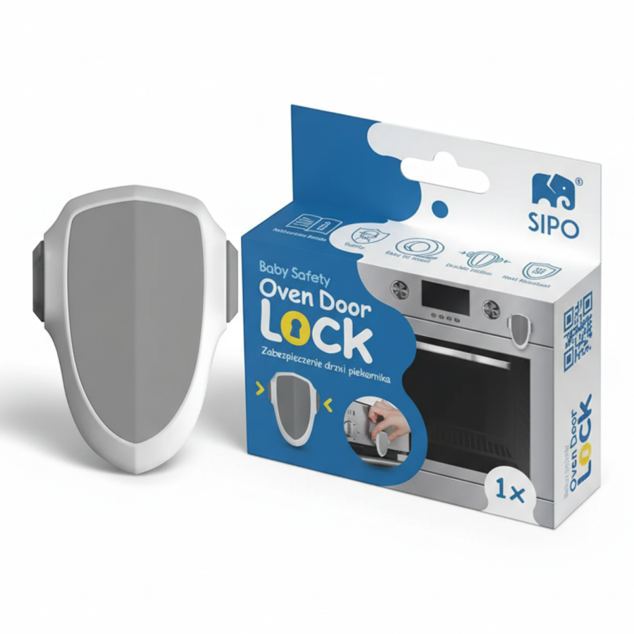 Zabezpieczenie blokada drzwi piekarnika przed otwarciem, 1 szt. / SIPO