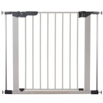 Bramka ochronna PREMIER + 2 rozszerzenia - srebrna / Baby Dan