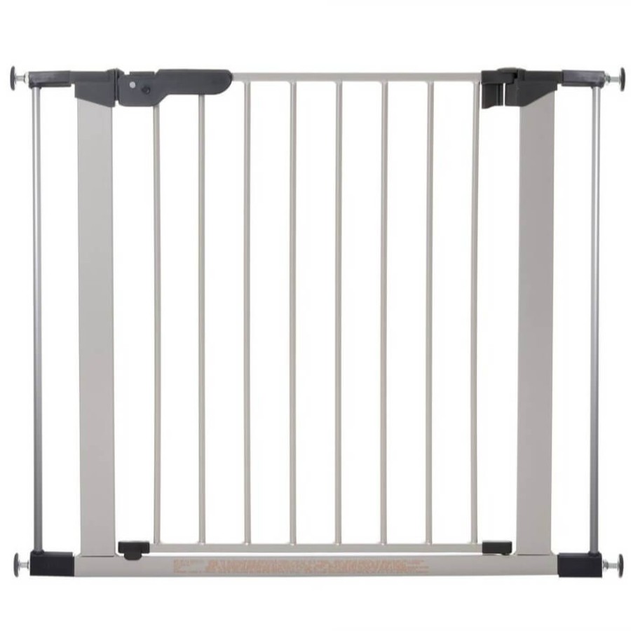 Bramka ochronna PREMIER + 2 rozszerzenia - srebrna / Baby Dan