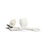 Drewniana zawieszka do smoczka - Vanilla White Shell / Elodie Details