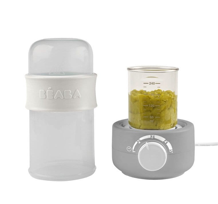 Podgrzewacz i sterylizator parowy do butelek i słoiczków Babymilk Second grey