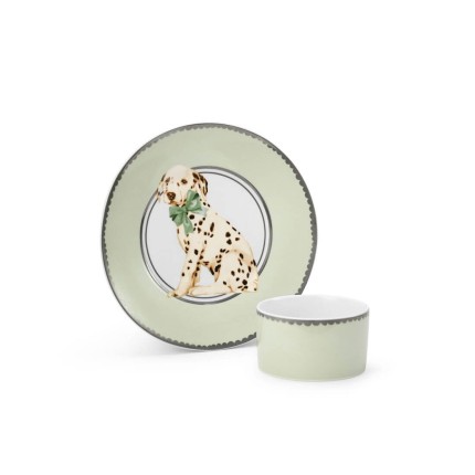 Zestaw obiadowy porcelanowy - Darling Dalmatians / Elodie Details