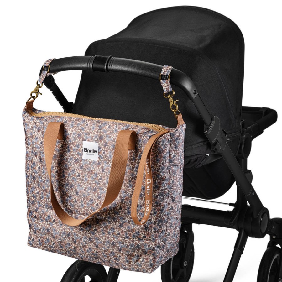Torba dla mamy - Soft Shell Blue Garden / Elodie Details