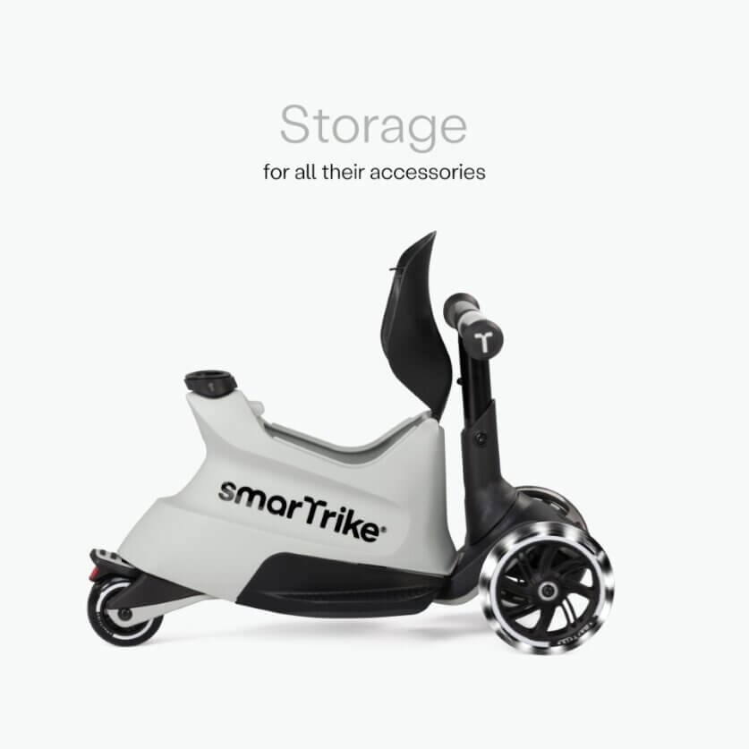 Hulajnoga 4w1 Xtend Scooter + Ride-on, Cool Grey / smarTrike