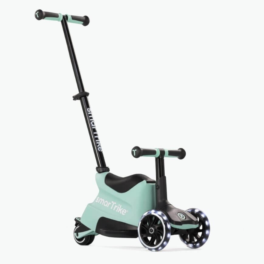 Hulajnoga 4w1 Xtend Scooter + Ride-on, Soft Green / smarTrike