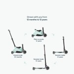Hulajnoga 4w1 Xtend Scooter + Ride-on, Soft Green / smarTrike
