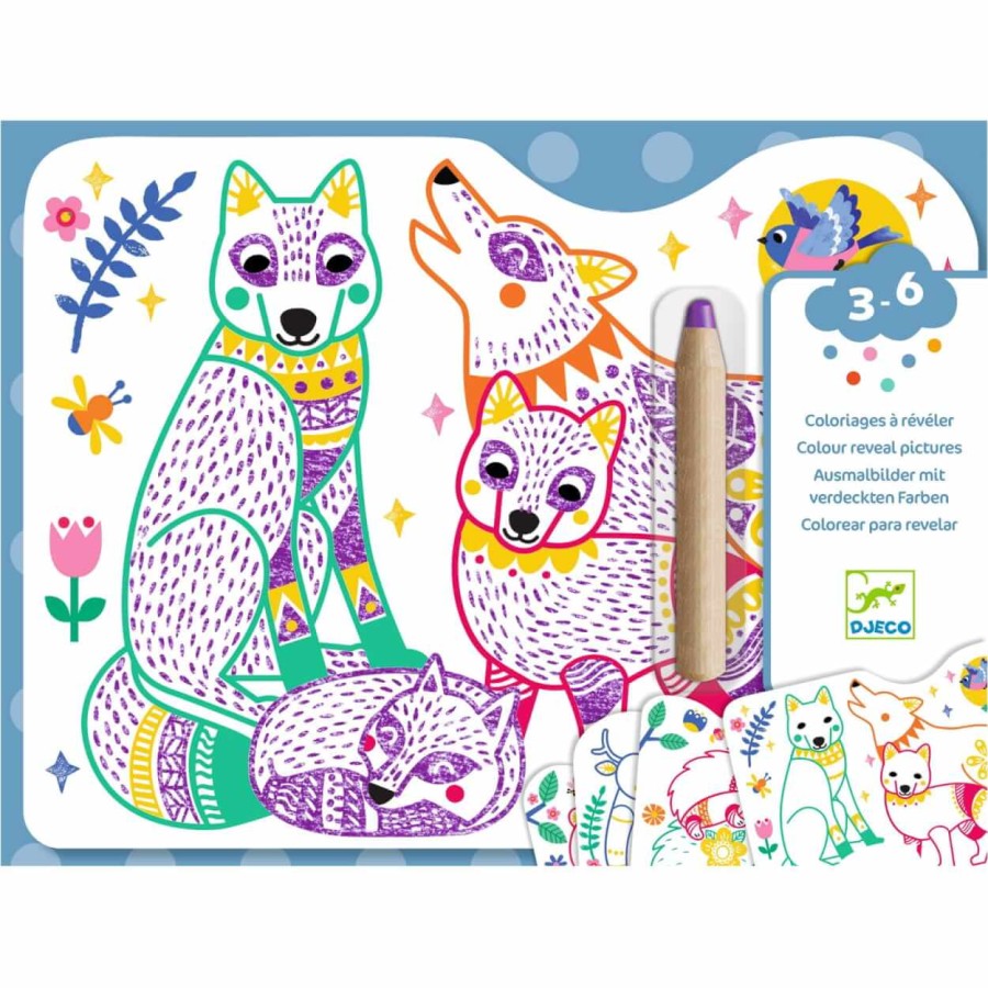 Magiczne kolorowanki - LEŚNE ZWIERZĄTKA  2.0 / Djeco