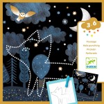 Zestaw artystyczny nakłuwanie - LAS NOCĄ 3+ / Djeco