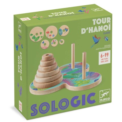 Gra logiczna Sologic - WIEŻE HANOI / Djeco DJ00812