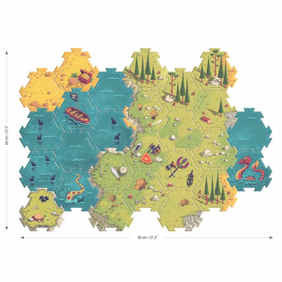 Puzzle tekturowe Arty Toys - BITWA / Djeco DJ06847