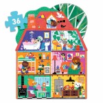 Puzzle gigant DOMEK MAŁYCH PRZYJACIÓŁ / Djeco DJ07169
