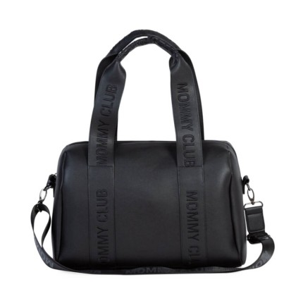 Torba do wózka Mommy Club Vegan Leather Black / Childhome