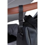 Torba do wózka Mommy Club Vegan Leather Black / Childhome