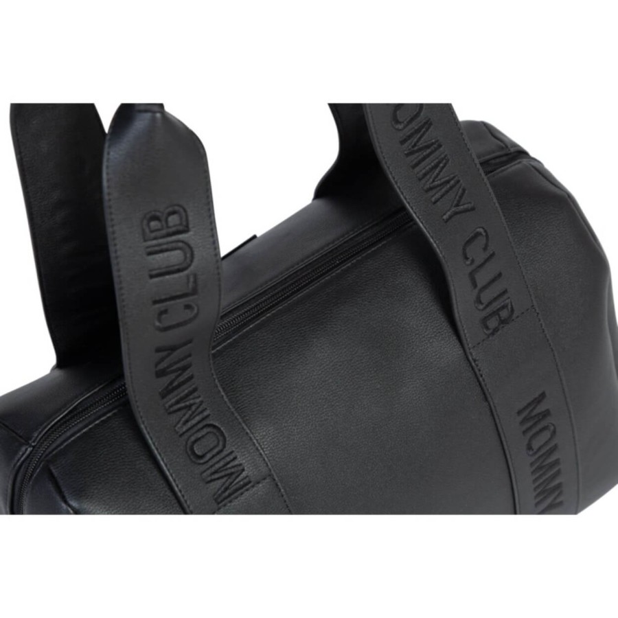 Torba do wózka Mommy Club Vegan Leather Black / Childhome