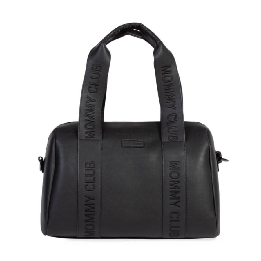 Torba do wózka Mommy Club Vegan Leather Black / Childhome