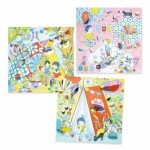 Kolorowanki z okienkami NINA 5+ / Djeco