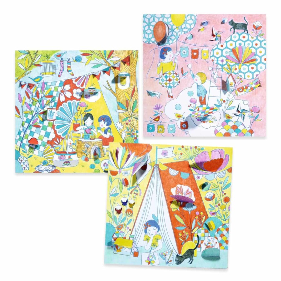 Kolorowanki z okienkami NINA 5+ / Djeco