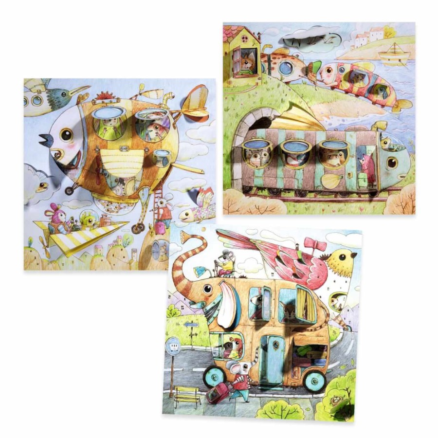 Kolorowanki z okienkami MALO 5+ / Djeco