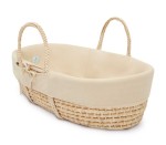 Wyściółka do kosza mojżesza Caffe Latte z bawełny organicznej / AhojBaby