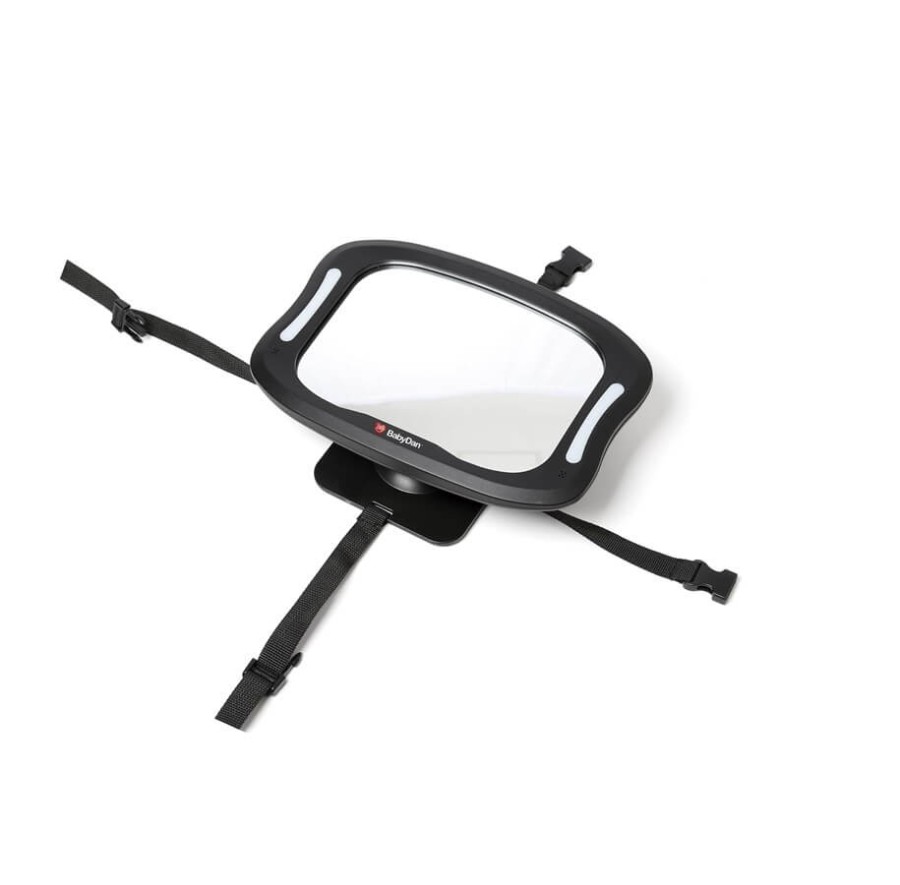 Lusterko samochodowe z oświetleniem LED / BabyDan