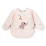 Śliniak z rękawami 6-18 msc. Playground - Powder / Done by Deer