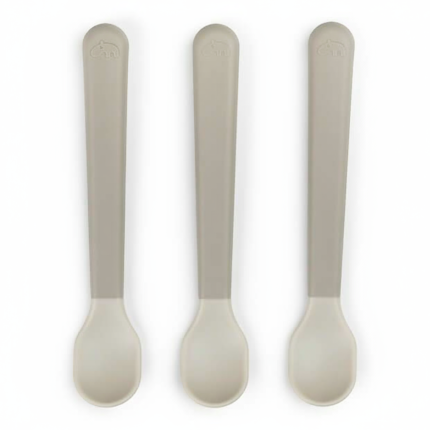 Łyżeczki dla niemowląt Foodie Easy-grip - Sand, 3 szt. / Done by Deer