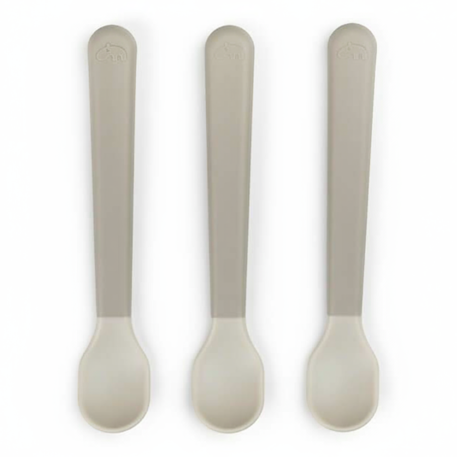 Łyżeczki dla niemowląt Easy-grip - Sand, 3 szt. / Done by Deer
