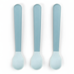 Łyżeczki dla niemowląt Easy-grip - Blue, 3 szt. / Done by Deer